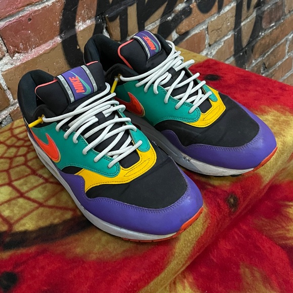 NIKE-men’s ‘Windbreaker’ AIR MAX 1 SE lace up running sneaker shoes main image 7